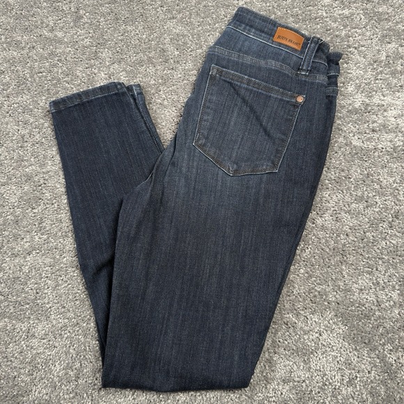 Judy Blue Denim - Judy Blue Jeans Womens 7/28 Skinny Fit Button Fly Stretch Denim JB82331DK